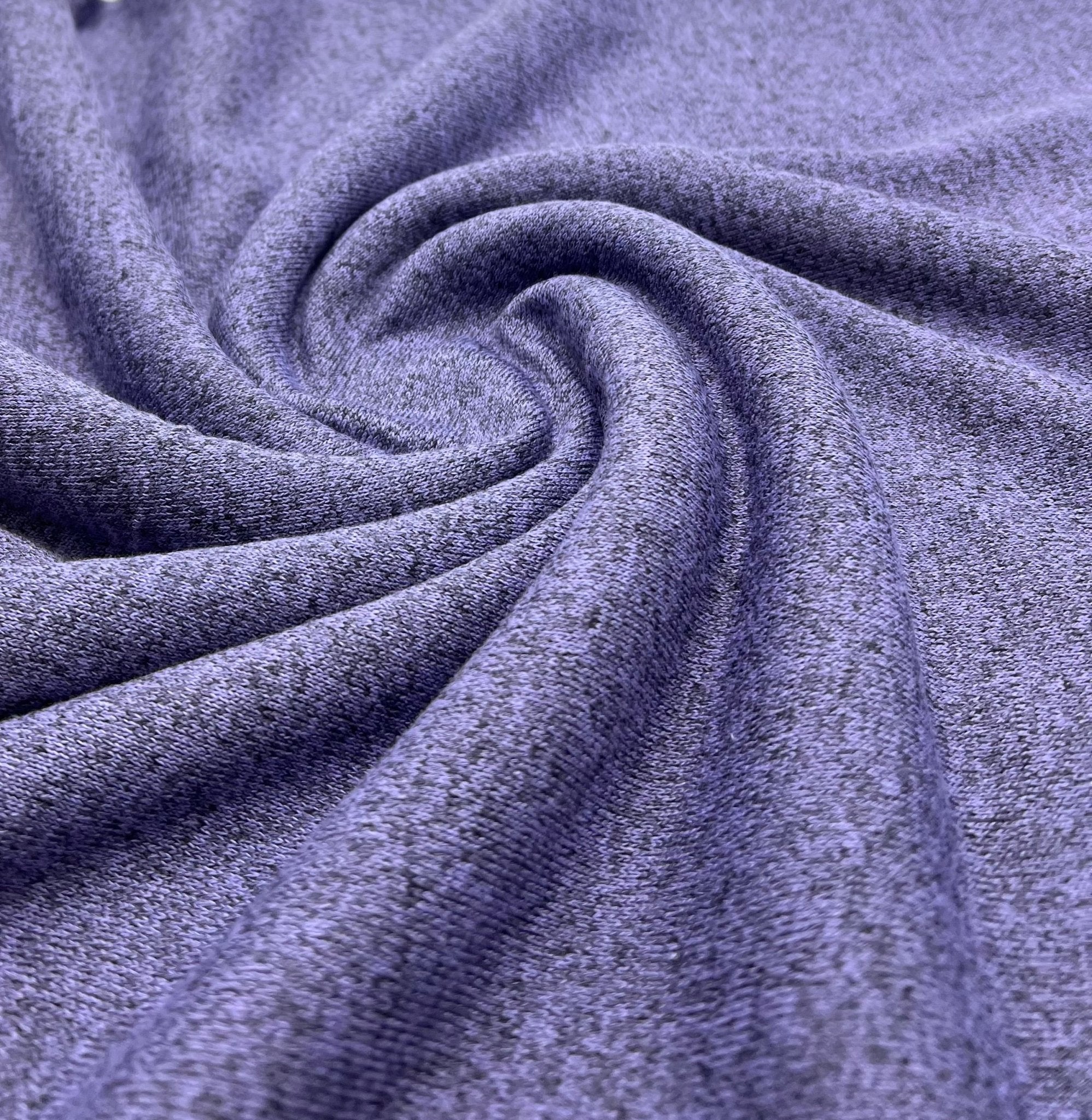 Lilac Melange Knit Stretch Fabric - T9 Fabrics